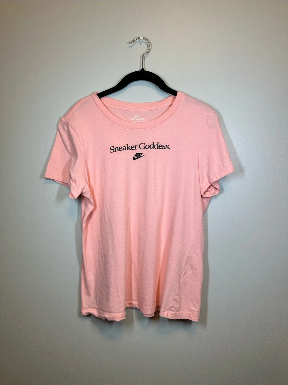 Nike Pink 'Sneaker Goddess' Graphic Tee